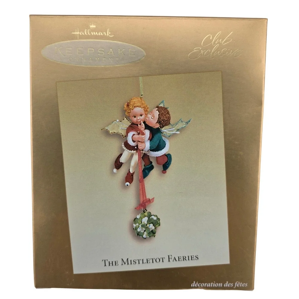 Hallmark Keepsake Mistletot Faeries‎ 2003 Club Exclusive Ornament Box